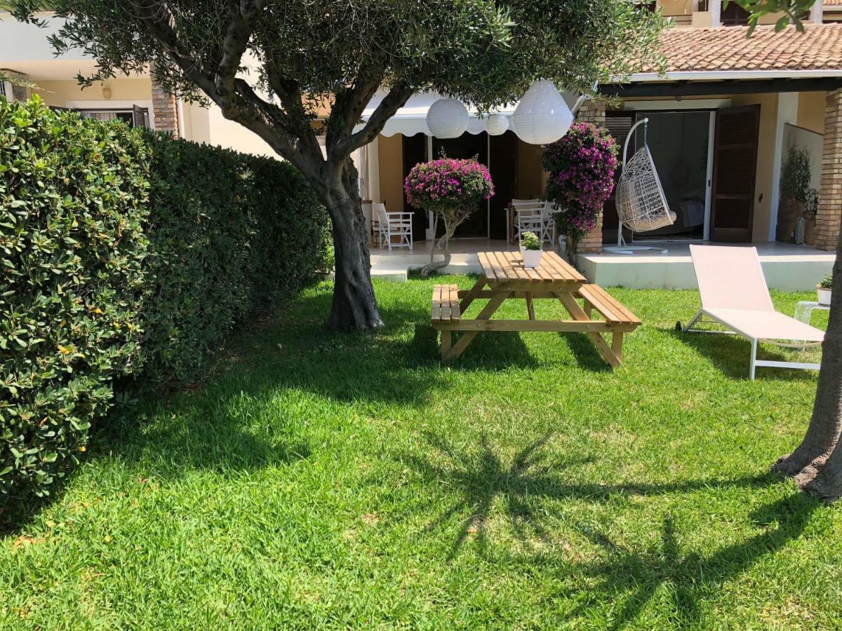 Aqua Seafront Glyfada Corfu Beach House With Garden Exterior foto