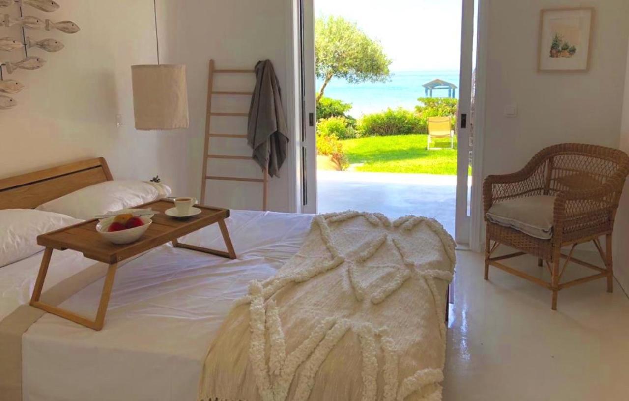 Aqua Seafront Glyfada Corfu Beach House With Garden Exterior foto